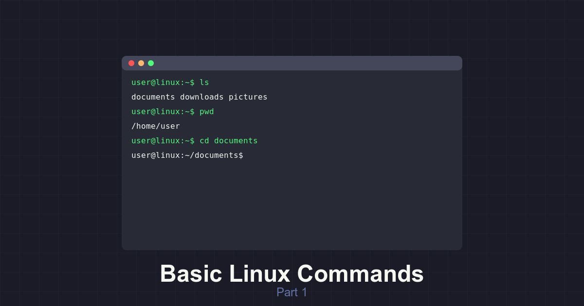 Basic Linux Commands - Part 1